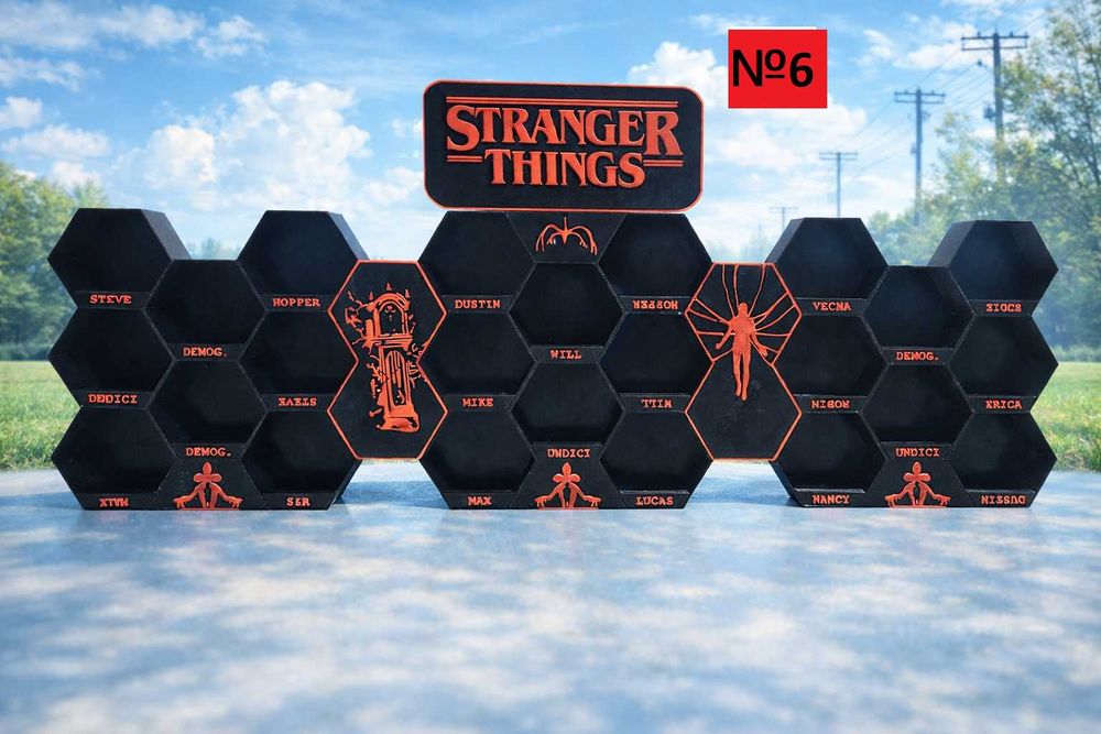ХІТ‼️Поличка Дивні дива cтенд Підставка будиночок кіндер Stranger Thing