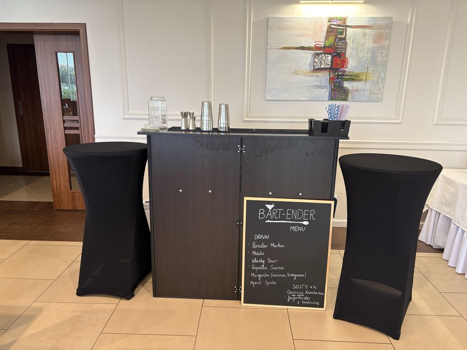 Mobilny bar i barman na imprezę
