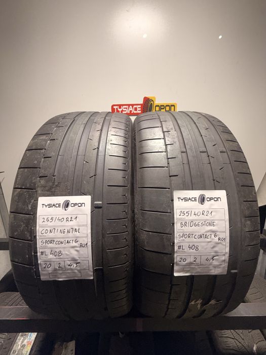 255/40/21 Continental Sportcontact6 4,5mn dot 2020 #L408