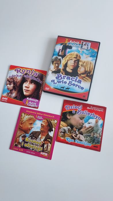 Dzieci z Bullerbym Ronja Bracia Lwie Serce Lindgren dvd film