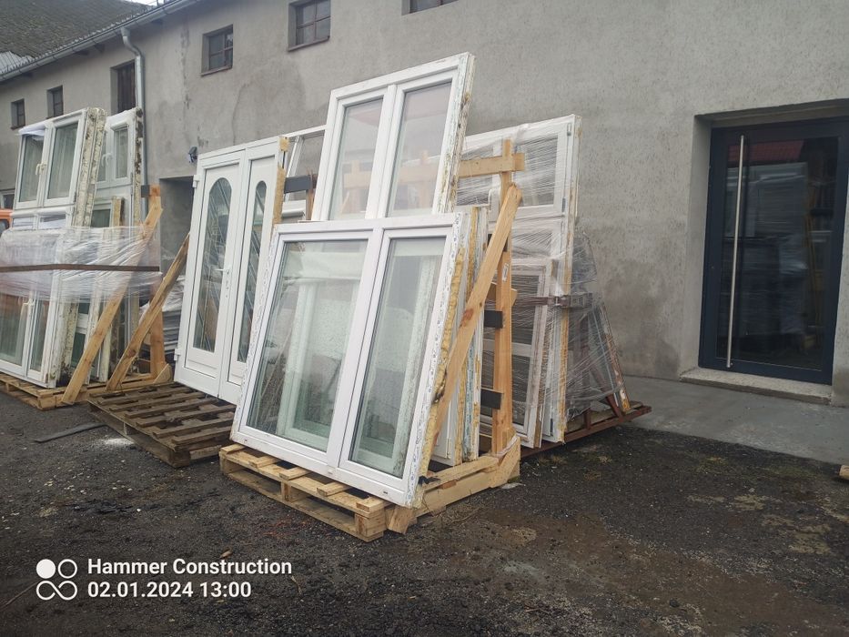 Okna drzwi plastikowe uzywane