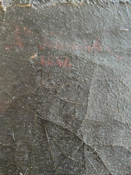 Stary obraz olejny Portret