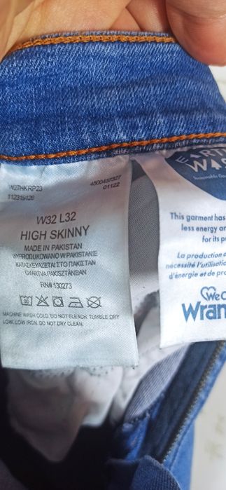 Джинси жіночі Wrangler W32L32 high skinni