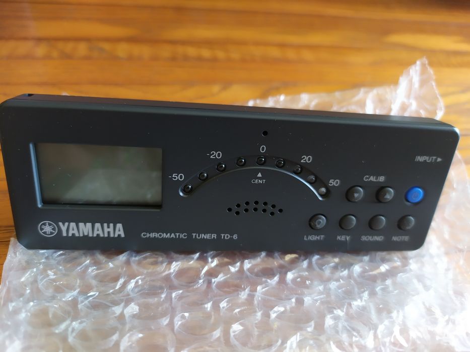 Afinador Cromático Yamaha, TD-6BK Novo