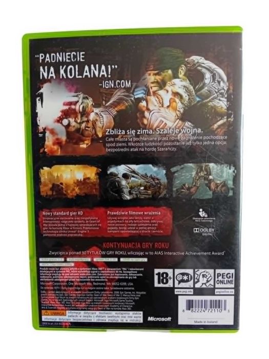 Gra na Xbox 360 GEARS of WAR 2