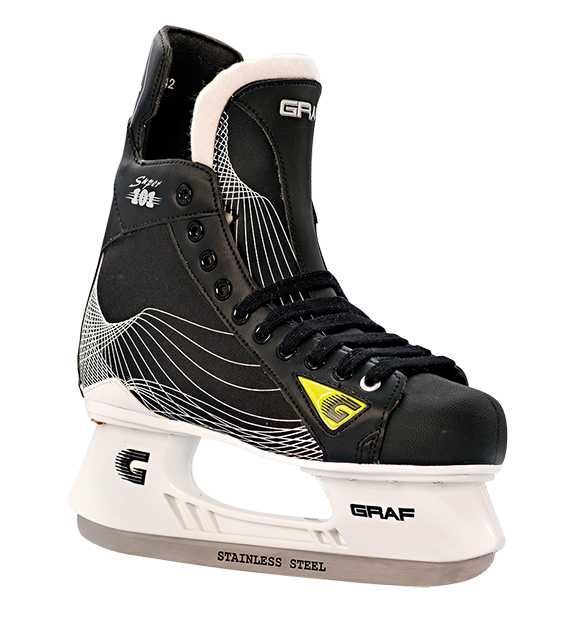 Łyżwy dziecięce hokejowe Graf Super 101 Yth r. 25 i 28
