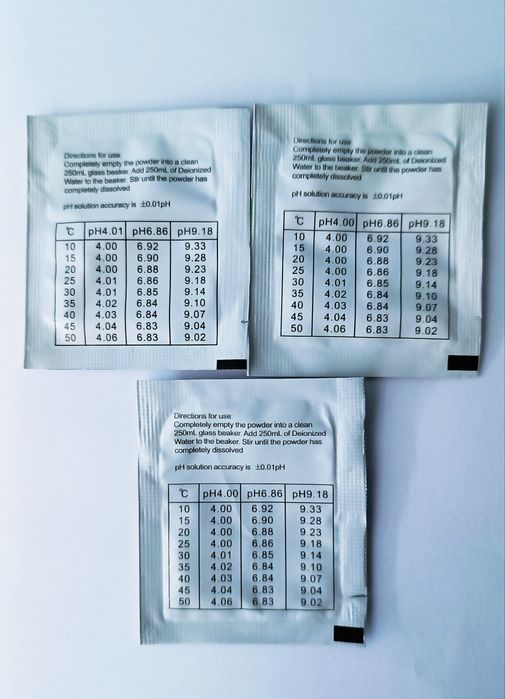 Bufor do kalibracji urządzeń pomiarowych pH  3 saszetki