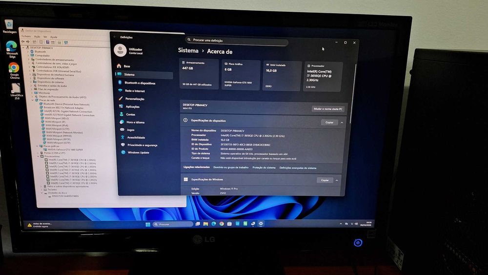 MiniTower Asus Core i7 3.3GHz- 16GB Ram- SSD 480GB- GTX 1660Super 6GB