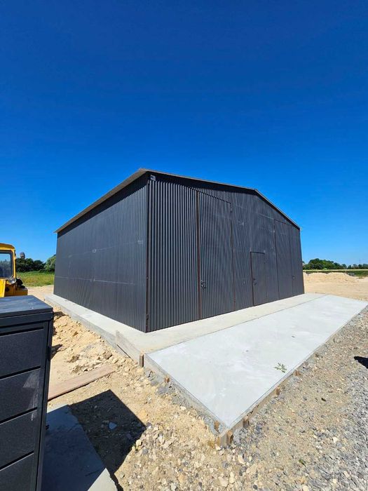 Ocynkowany Garaż Blaszany  Wiata Garażowa - Hala Blaszana  - GRZYWSTAL