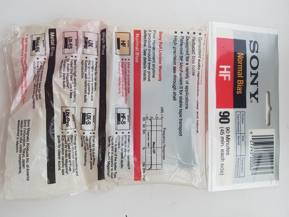 Продается аудио кассета SONY HF90