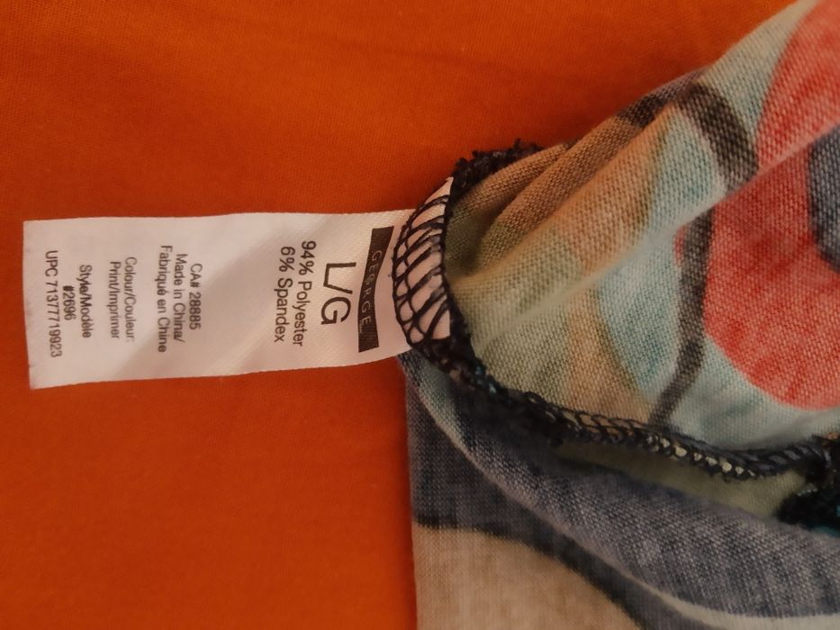 Bluzka ciążowa kolorowe kółka George maternity rozmiar L/G
