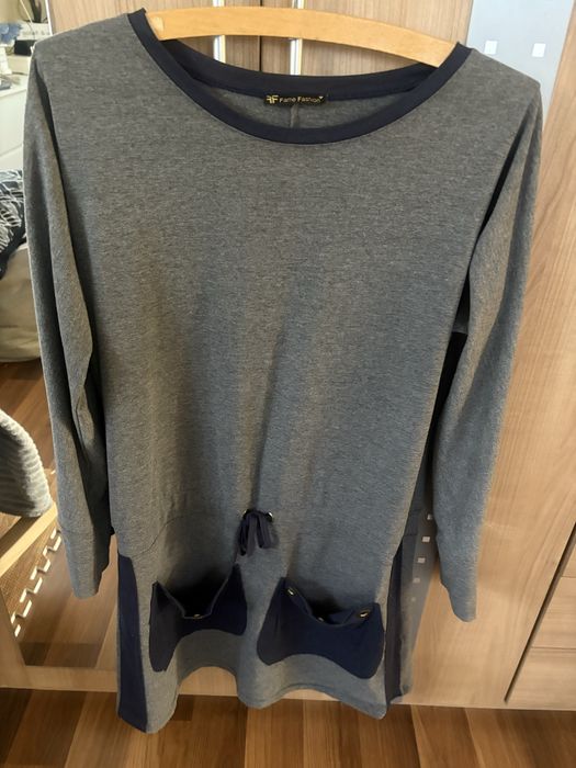 Sukienka damska szara