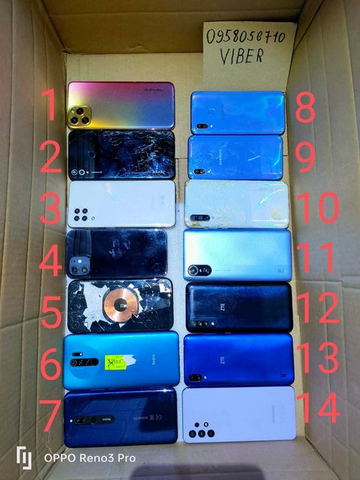 Телефони смартфони oppo realme oukitel blackview poco Samsung Xiaomi‼️