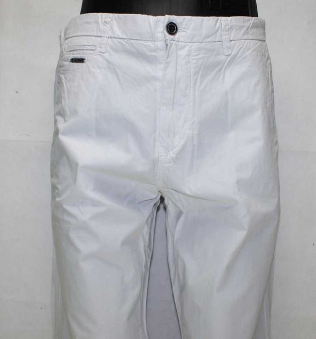 Męskie spodnie Guess Alain -Slim Taper jasno-szare oryginalne -W34/L34