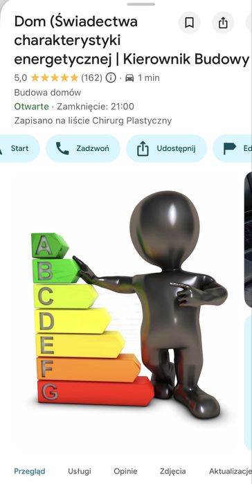 świadectwo energetyczne, świadectwo charakterystyki energetycznej Otwock