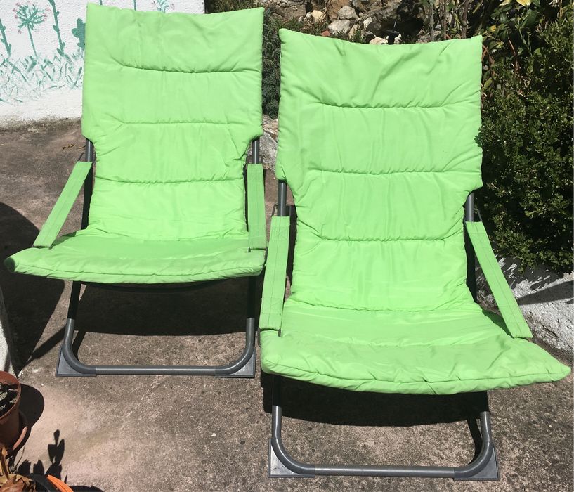 Conjunto de 2 cadeiras de jardim