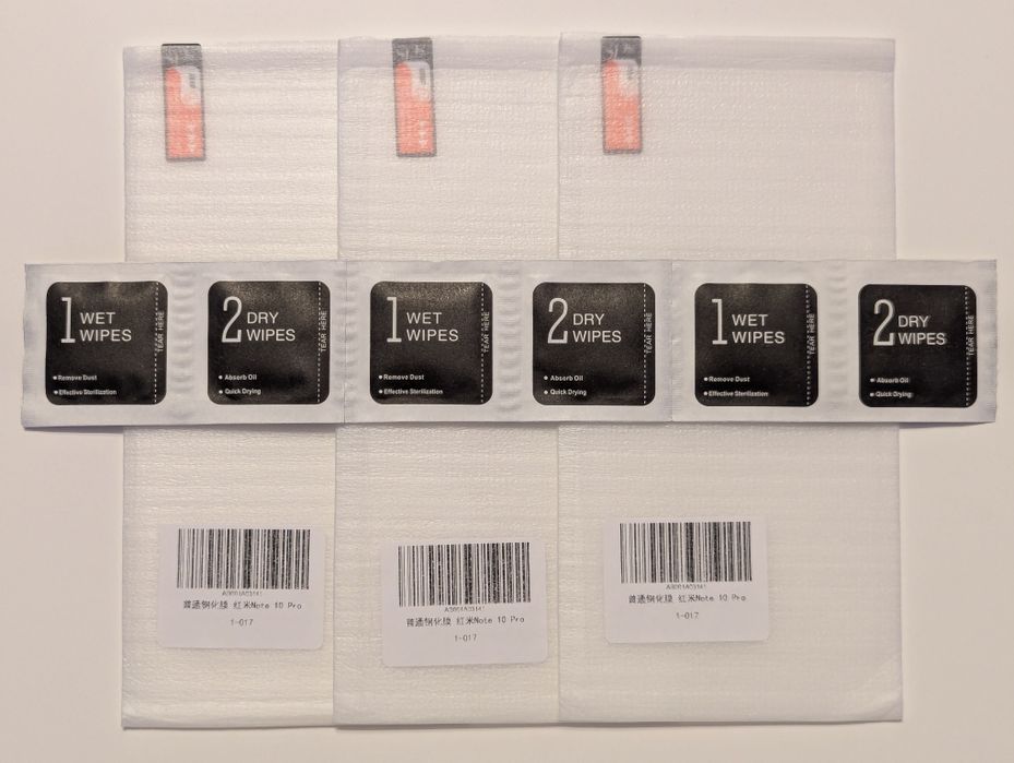 Szkło ekranu dla Xiaomi Redmi Note 10 Pro (3 szt.)