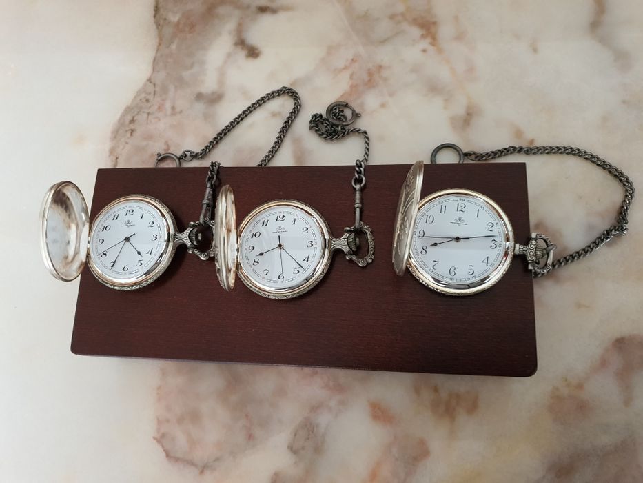 3 Relógios Antigos de Bolso Meister - Anker 101