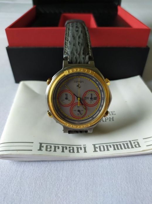 Relogio Ferrari com maquina Cartier - Peça rara - 1.990,00€