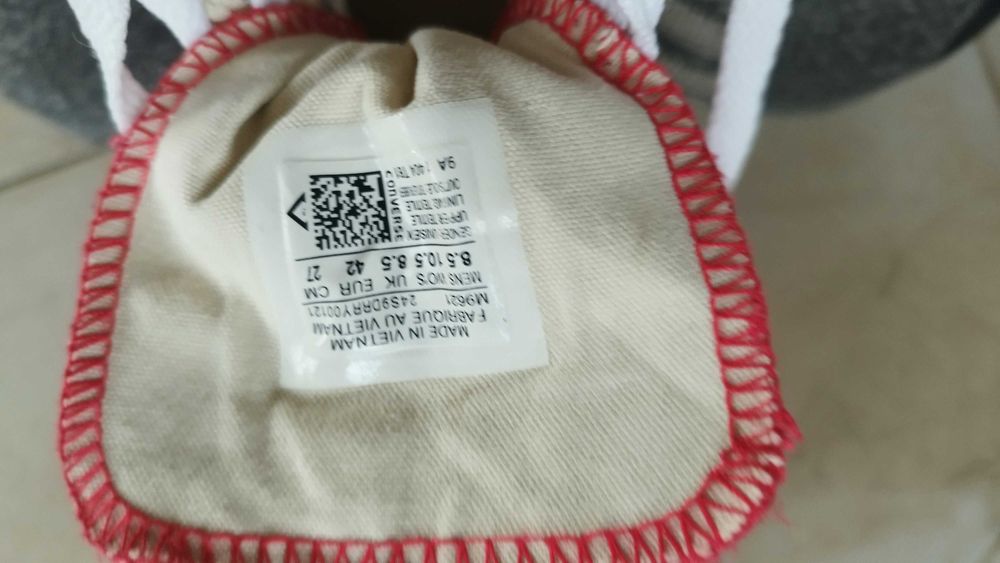 trampki Converse czerwone 42 jak nowe