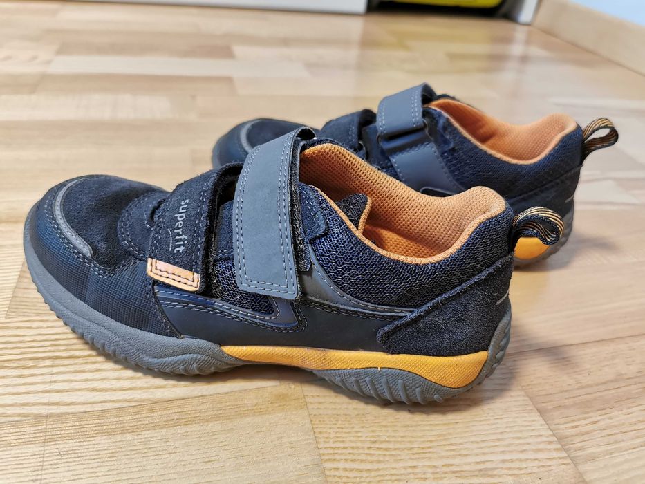 Superfit Sneakersy Superfit Grau/Orange ROZMIAR 33