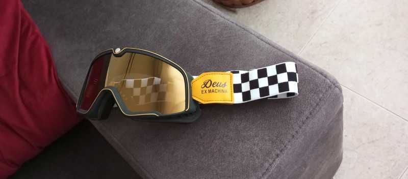 Óculos para moto estilo retro novos