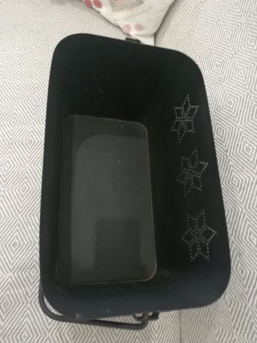 Cesto de lenha ou mantas