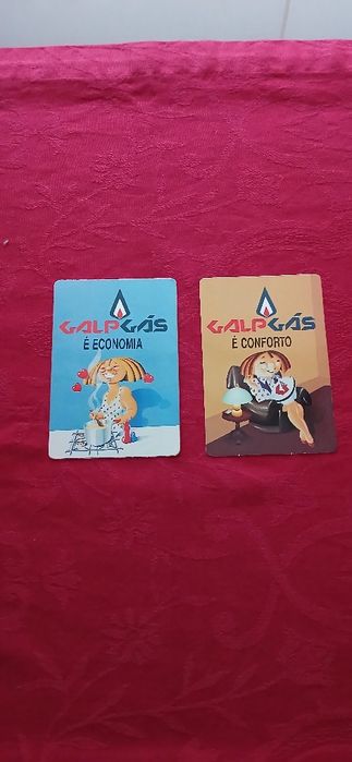 Calendários de Bolso -Galp Gás- 1990