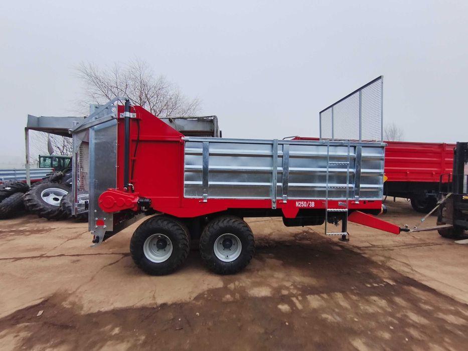 Rozrzutnik obornika 6-8 ton Rol-Trans Jolmet pionowy poziomy