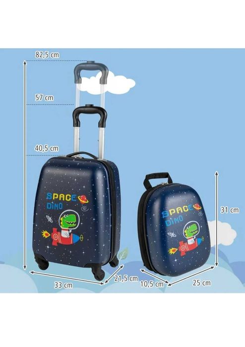 Plecak+walizka dla dziecka bagaż podręczny