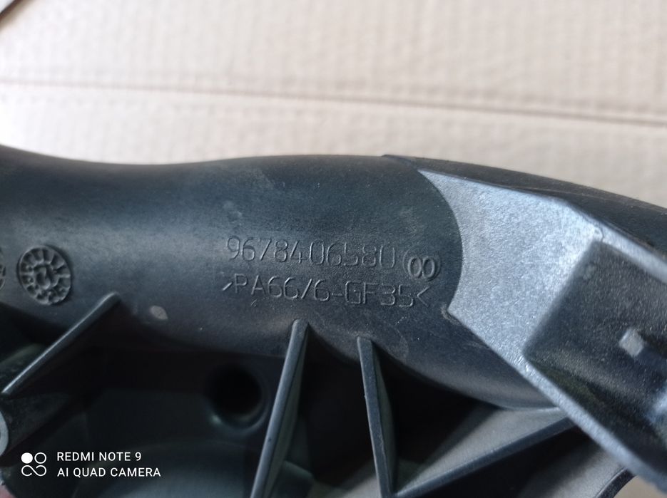 Патрубок воздуховода корпус воздушного фильтра расходомер воздуха Пежо