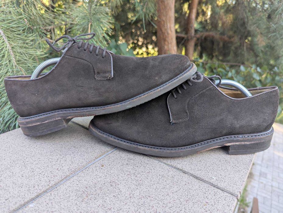 Чоловічі коричневі замшеві туфлі дербі Sebago