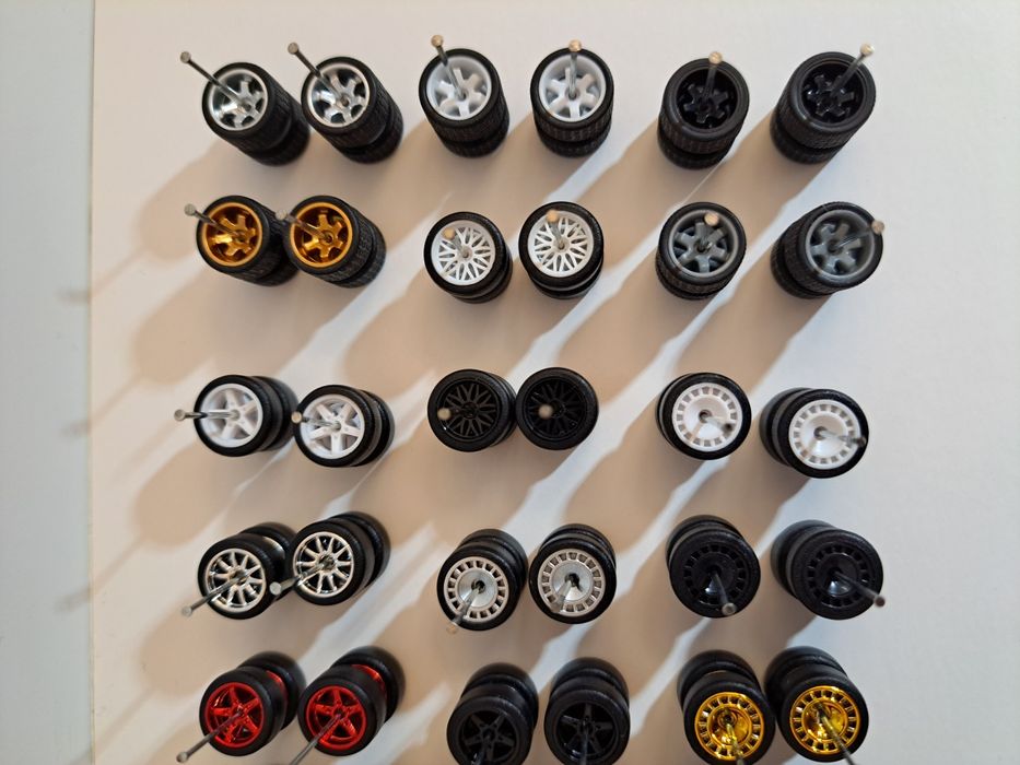 Rodas para carrinhos 1/64