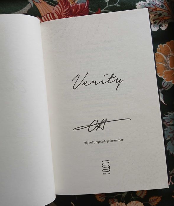 Livro Verity de Colleen Hoover