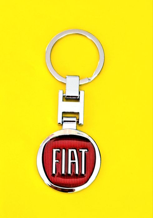 ** NOWY Breloczek F'IAT brelok do kluczy kluczyka zawieszka wisiorek
