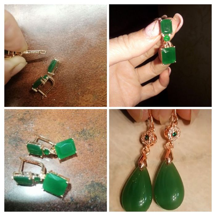 продам серьги и кольца