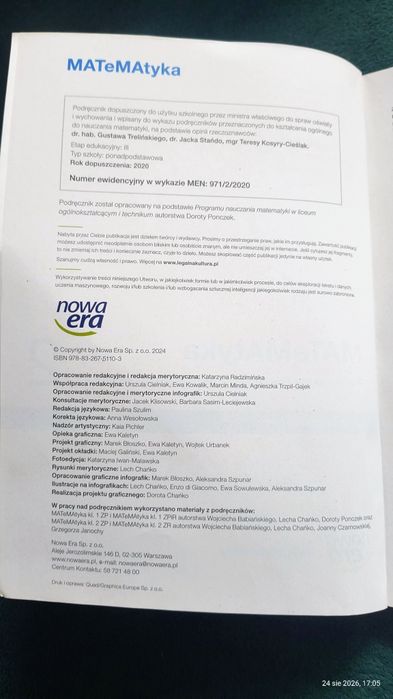 Matematyka 2 zakres podstawowy