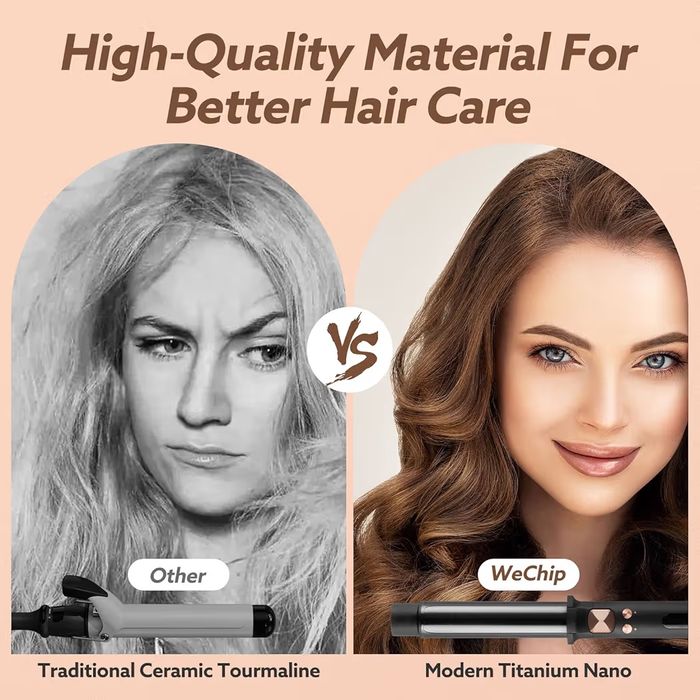 Ferro de ondulação rotativa, WeChip 1.25 polegadas ferro de ondulação