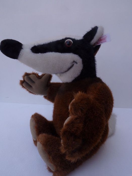 Edição limitada Peluche Steiff Texugo 995729 Altura 24 cm