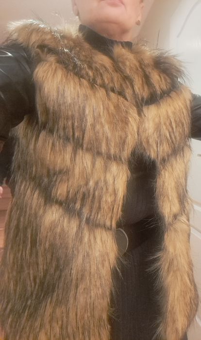 Kurtka futro / skóra ekologiczna rozm S/M