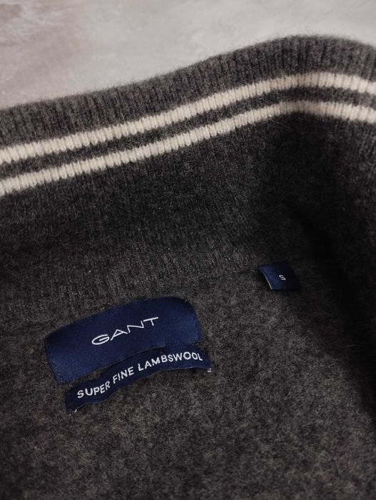 Damski halfzip golf rozpinany Gant S wełniany