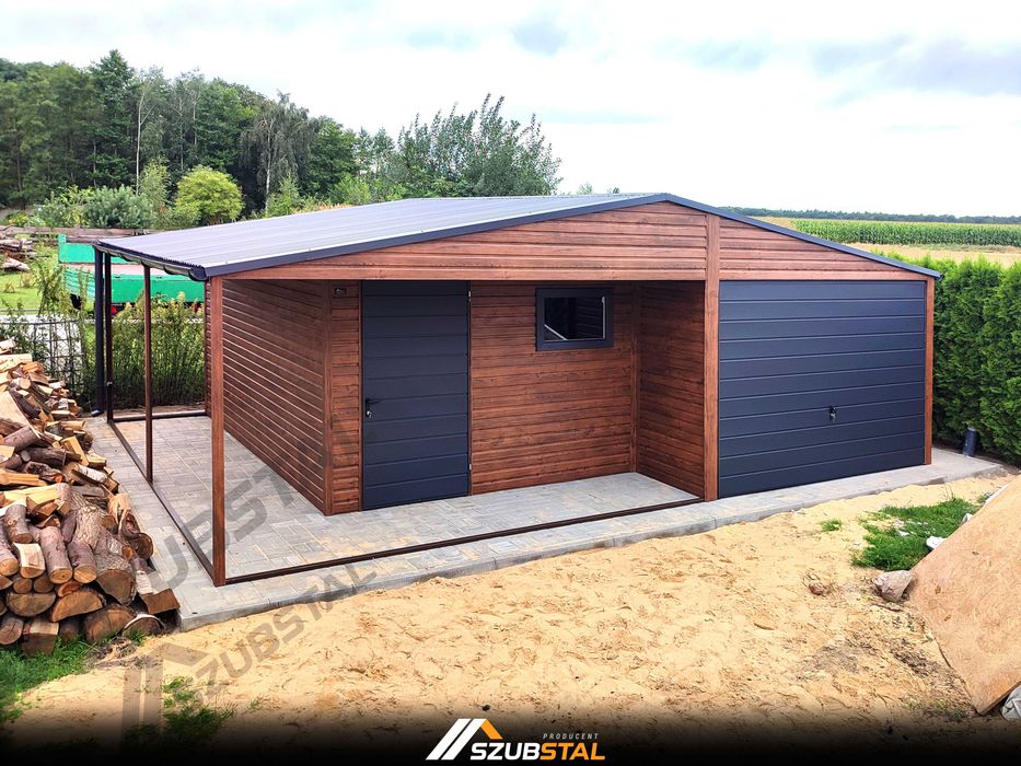 Garaż blaszany 6x5 6x6 9x5 9x6 12x6 PRODUCENT seria Premium Line