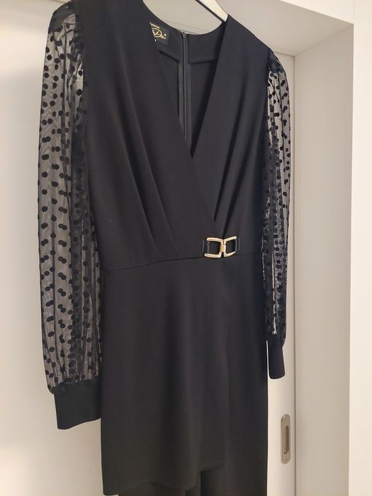 Kombinezon elegancki czarny