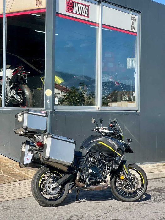 Benelli TRK 702 X Oportunidade Usado – Full Extras, Cinza/Amarelo – GGMOTOS
