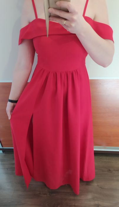Sukienka maxi czerwona