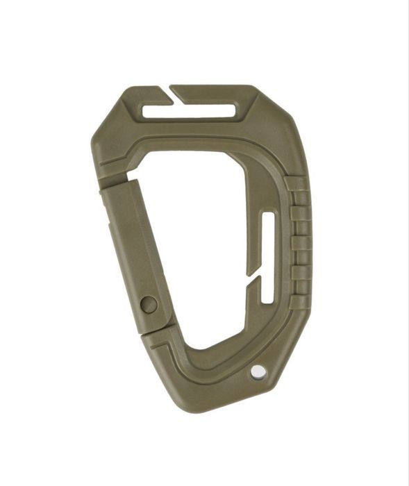 Карабін ретрактор з витяжним тросом тактичний колір койот, олива, чорн