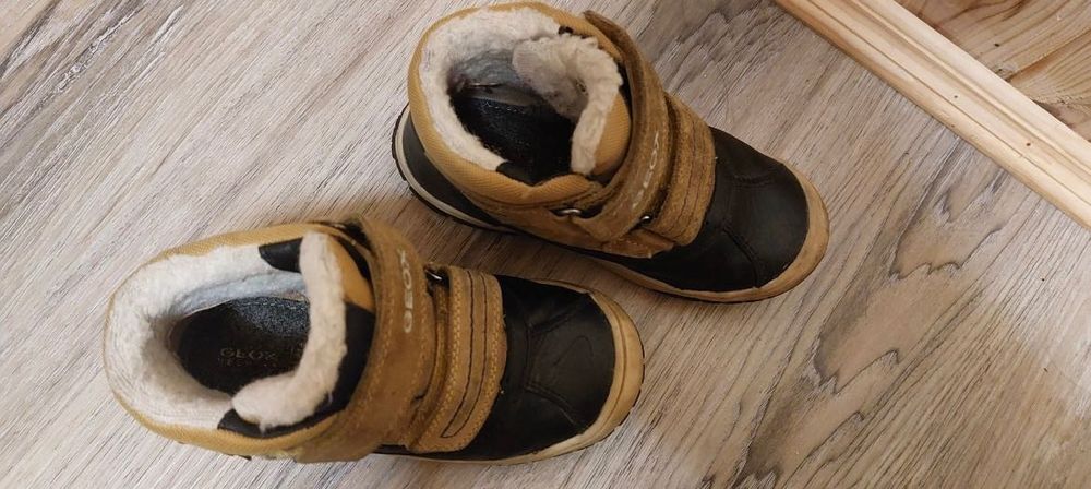 Дитячі зимові черевики чоботи для хлопчика GEOX 27