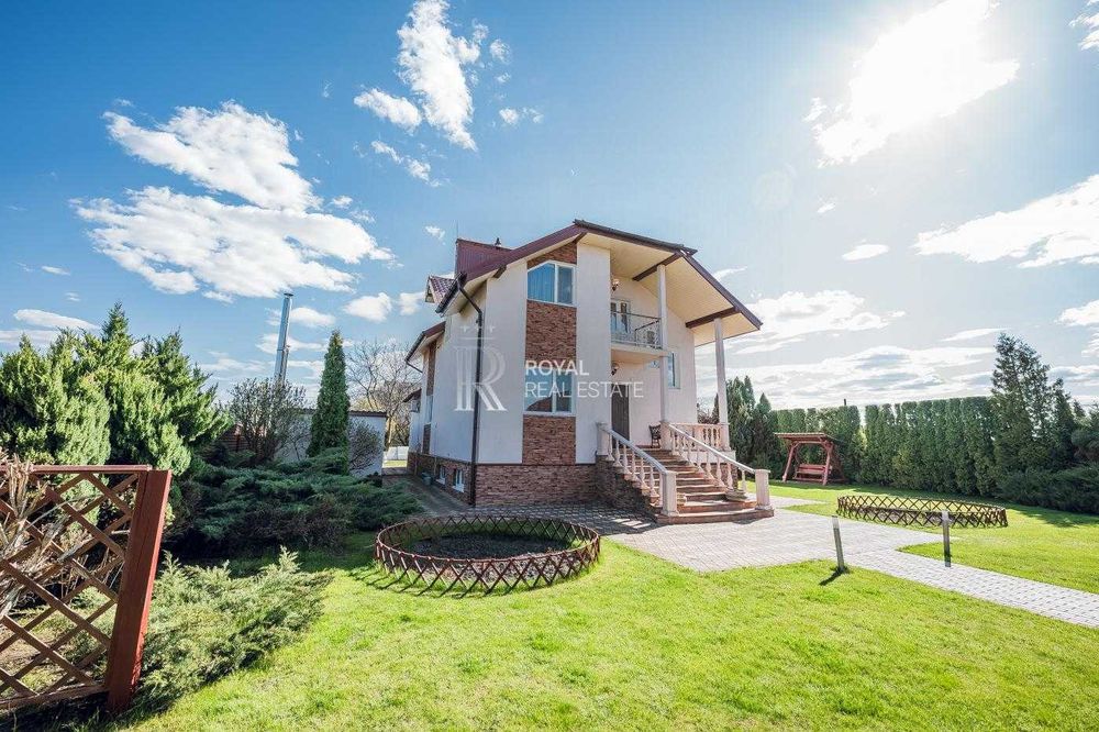 Продаж Будинок 390м2 7кімн 31 сотка Березівка Бучанський район Газ Басейн Сауна Бомбосховище