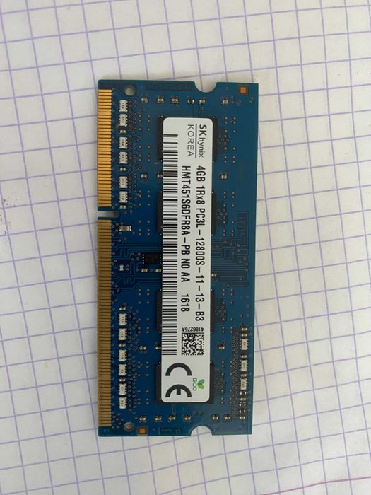 DDR3 Hynix 4GB Pamięć do laptopa