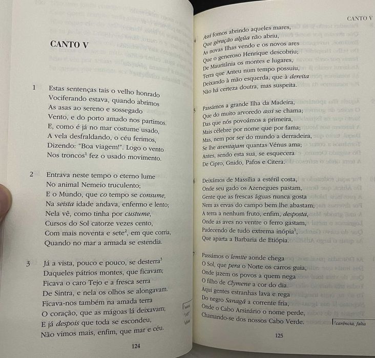 Livro Os Lusíadas - IMACULADO